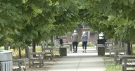 Families enjoy Holliday Park on Indy's north side as playground construction continues