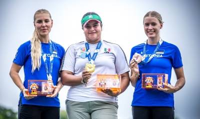 La arquera mexicana Maya Becerra, campeona de los Juegos Mundiales Chengdú 2025