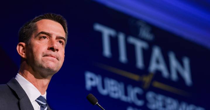 Sen. Cotton sounds alarm on China at Orrin Hatch award gala
