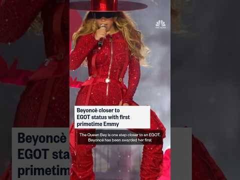 Beyoncé closer to EGOT status with first primetime Emmy