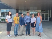 Alberta transportation minister tours new Penhold school