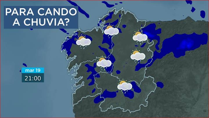 Tan só algún chuvasco, sobre todo no norte