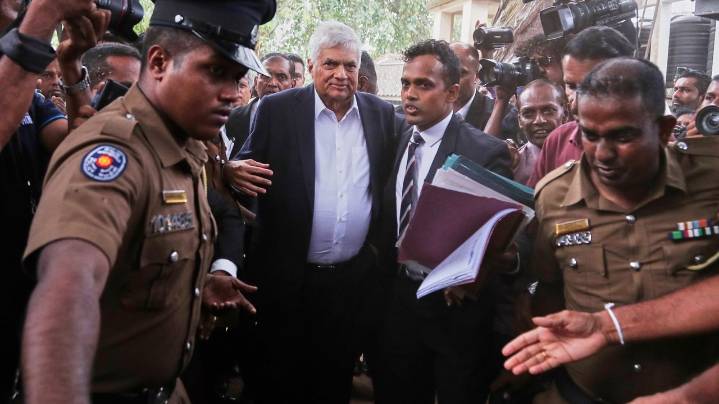 Former Sri Lankan President Wickremesinghe arrested on allegations of misusing state funds