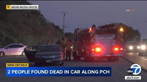 2 found dead in car along Pacific Coast Highway near Mugu Rock