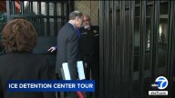 Congress members describe conditions inside ICE facility in DTLA where detainees report lack of food, water and beds