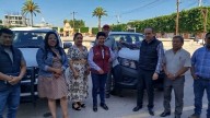 Francisco I. Madero: Alcaldesa entregó patrulla recién pintada a su esposo
