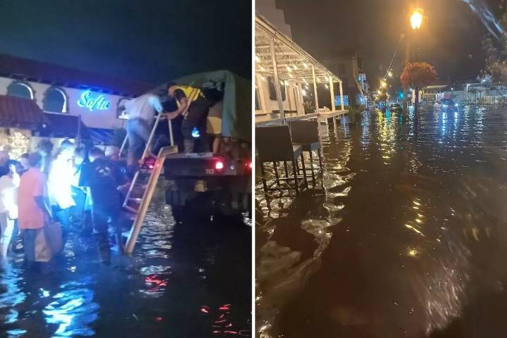 Crazy waves crash the party at Jersey Shore