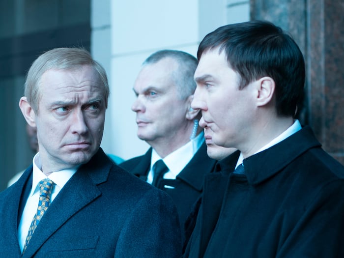 Jude Law debuts portrayal of Vladimir Putin in 'The Wizard of the Kremlin' at Venice Film Festival
