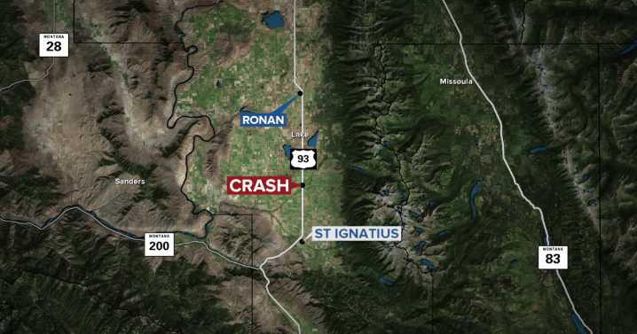 Four people killed in Highway 93 crash north of St. Ignatius
