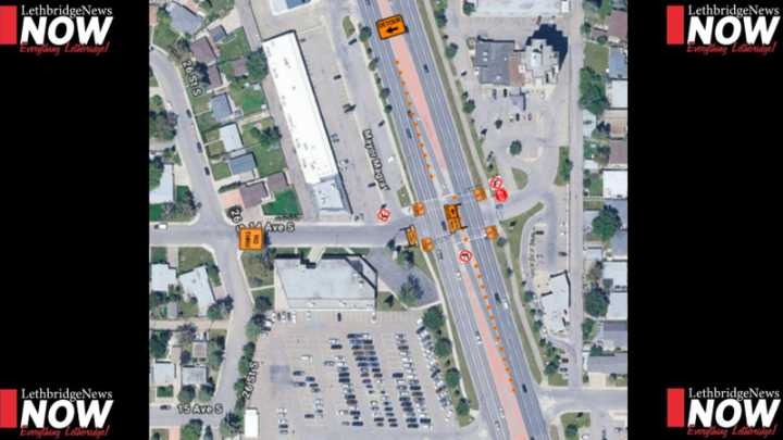 Traffic signal replacements on Mayor Magrath/14 Ave South