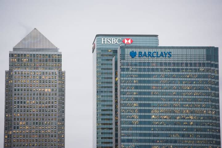 UK bank shares fall as fears raised in City over budget tax raid