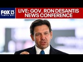 Live: Gov. Ron DeSantis news conference at north Florida prison