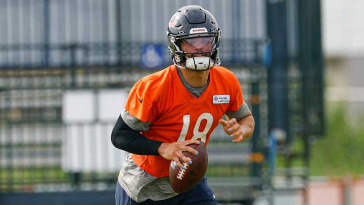 Has Caleb Williams actually experienced a 'disastrous' training camp?