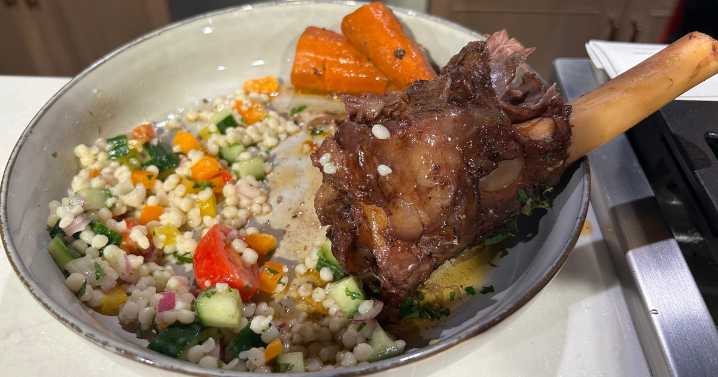 Lamb Shanks and Couscous Salad recipes | Chef Janet Loughran on Talk Pittsburgh