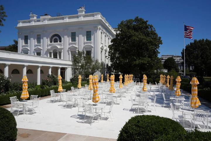 Trump rages against subcontractors who damaged new Rose Garden surface