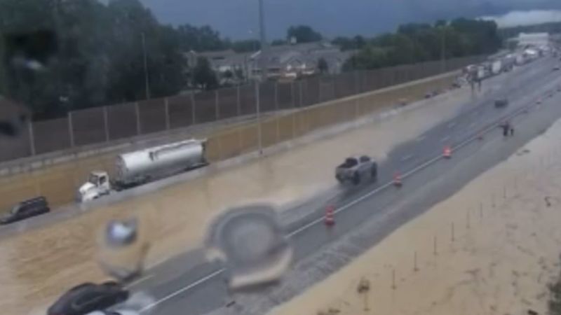 Así quedó Chattanooga, Tennessee, tras su segundo día más lluvioso jamás registrado