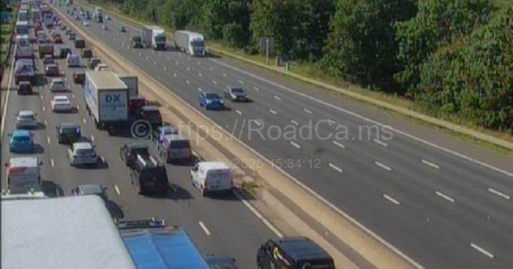 M6 huge delays live after crash near Birmingham Airport