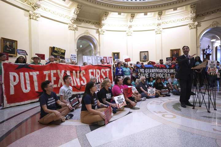 Texas House approves redrawn maps sought by Trump ahead of 2026 elections