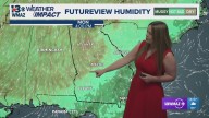 Scattered showers and storms will die out in the overnight hours tonight