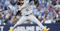 Freddy Peralta pitches 6 shutout innings for MLB-leading 16th win as Brewers beat Blue Jays 7