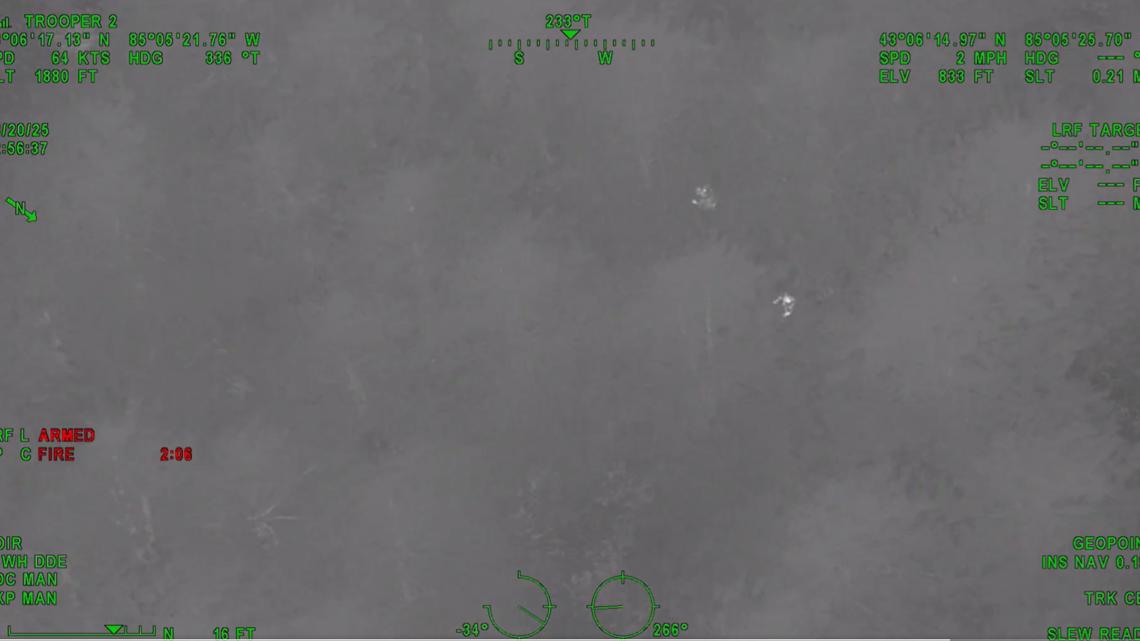 MSP aviation unit finds missing 80-year-old man with dementia in wooded area