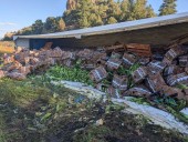 Shuck it off: Semitrailer transporting corn overturns in Custer County
