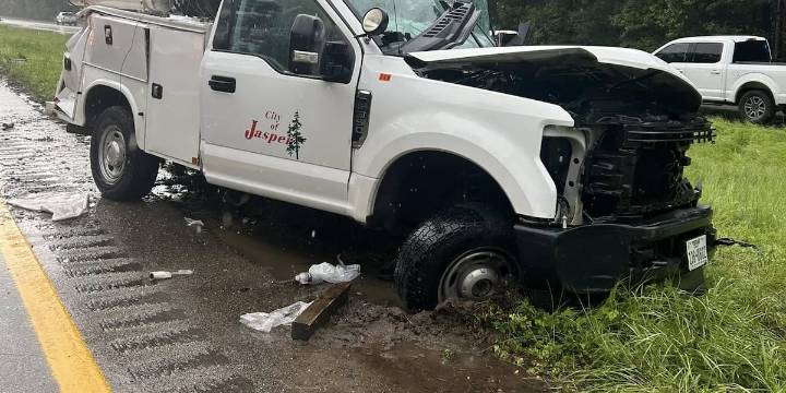 Jasper Light & Power employee seriously injured in head