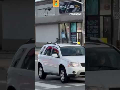 WATCH: Brazen robbers smashed into a payday lender in the middle of the day #shorts #us #new #crime