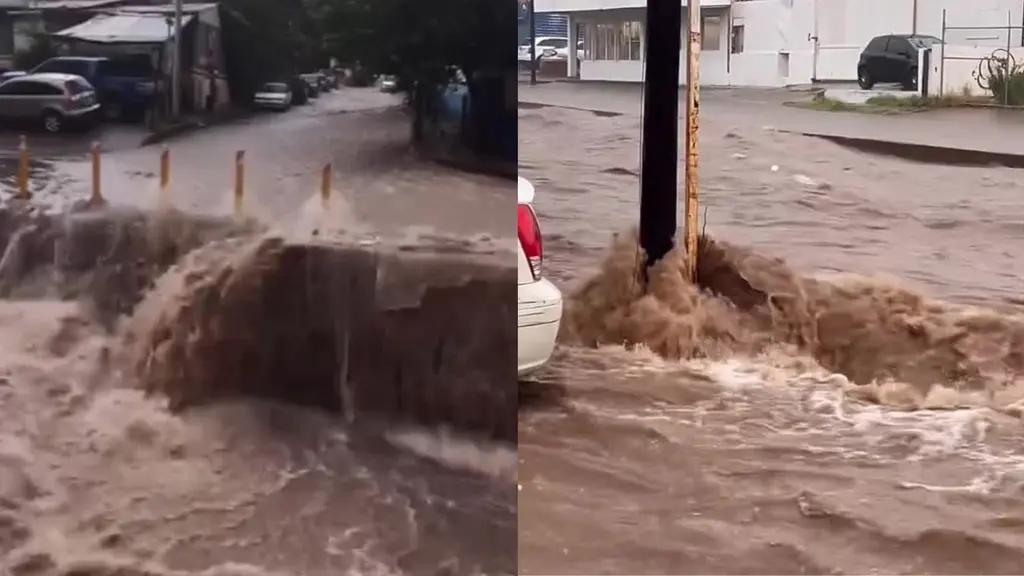 Jóvenes Arrastrados por Corriente en Nogales, Sonora: Uno de Ellos No Ha Sido Localizado
