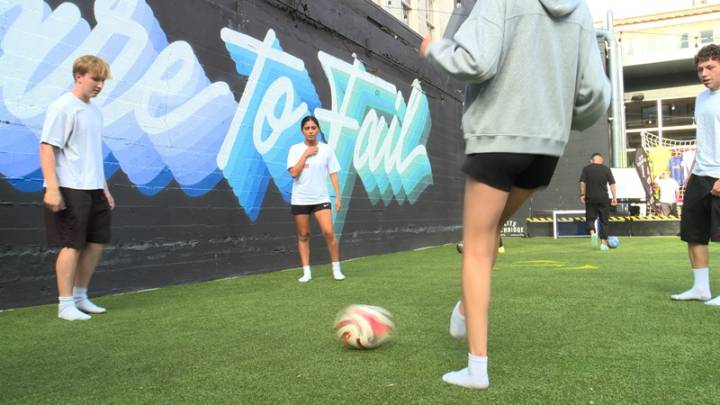 'Groundbreakers' rooftop event, where soccer meets soul