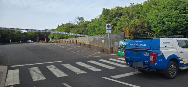 Cierran el aparcamiento de la Cruz del Carmen por la alerta máxima