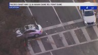 Malibu police chase ends in violent crash