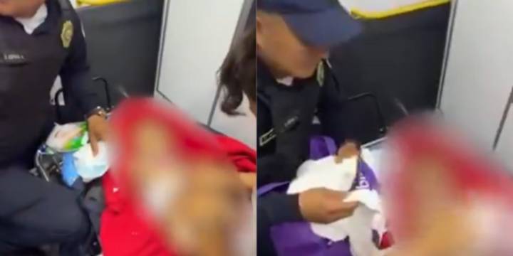 Bebé de 4 meses fue abandonado en una banqueta de la Miguel Hidalgo, policías lo salvaron de la hipotermia