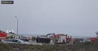 Rollover crash near Sunset Dunes injures 2