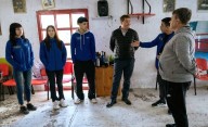 Biss visitó el Club de Boxeo Rawson