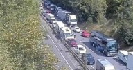 A42 closed live updates as 'multi-vehicle collision' shuts main road near East Midlands Airport