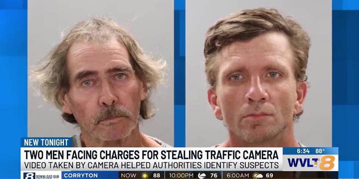 Knox County men charged after stealing traffic camera from intersection, police say