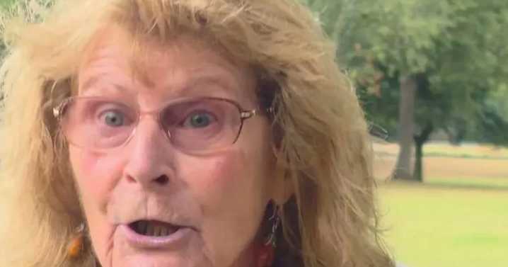 Shocking video shows NHS worker racially abused and attacked in park by elderly couple