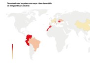 Colombianos, rumanos y peruanos lideran el crecimiento migratorio en Cantabria