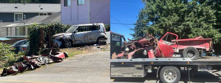 Explosion destroys vehicle in Federal Way