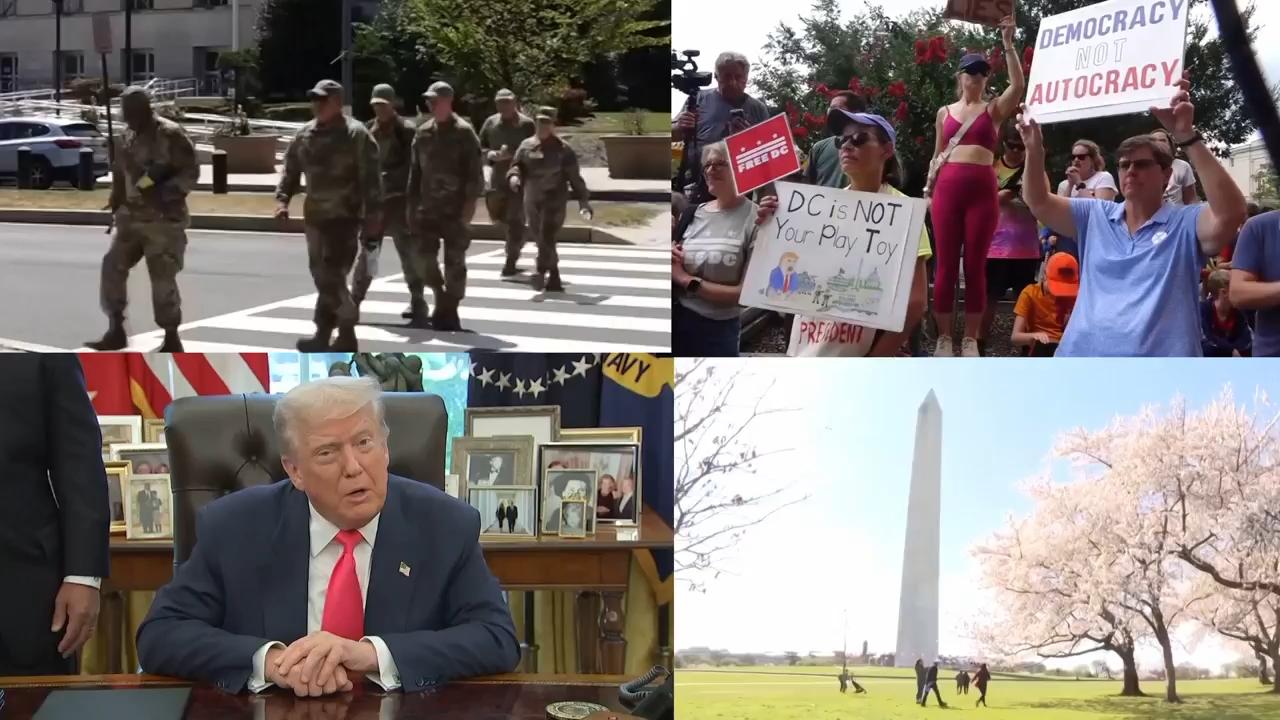 Washington DC sues to block Trump's federal takeover of its police department