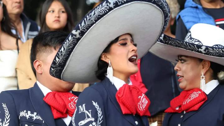 Mariachi da toque especial al partido del Club Puebla y el New York City FC