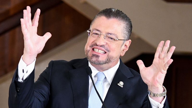Proceso contra Chaves: el presidente de Costa Rica reacciona a dichos del fiscal en CNN