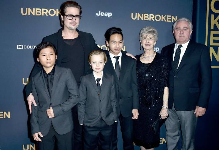 Brad Pitt's six kids also were estranged from his mom before she died