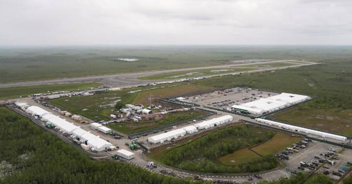 Alligator Alcatraz immigrant detention camp in Everglades may be emptied