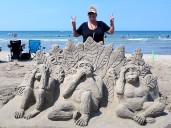Professional sand sculptor reveals trade secrets at Sauble Sandfest