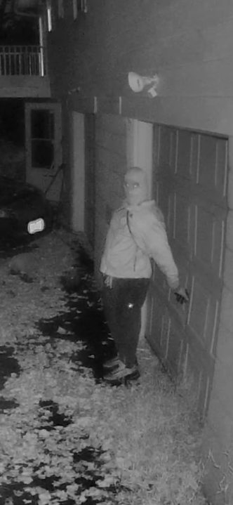 Photos: Mask-wearing suspect breaks into local home while owner is asleep