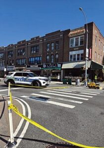 Streets Closed Due To Car Crash In Astoria