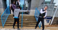 Man smashes door to Croydon court, urinates, then gets arrested after spraying water at police
