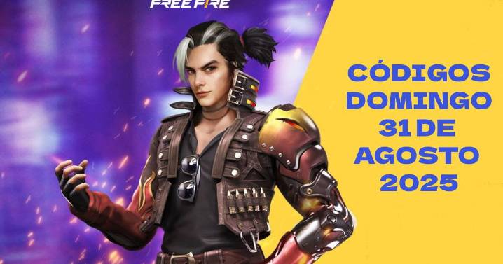Códigos de Free Fire para canjear premios GRATIS, domingo 31 de agosto: lista completa